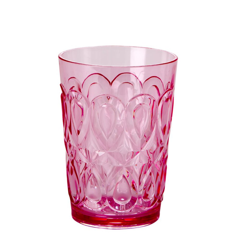 rice wasserglas acryl pink