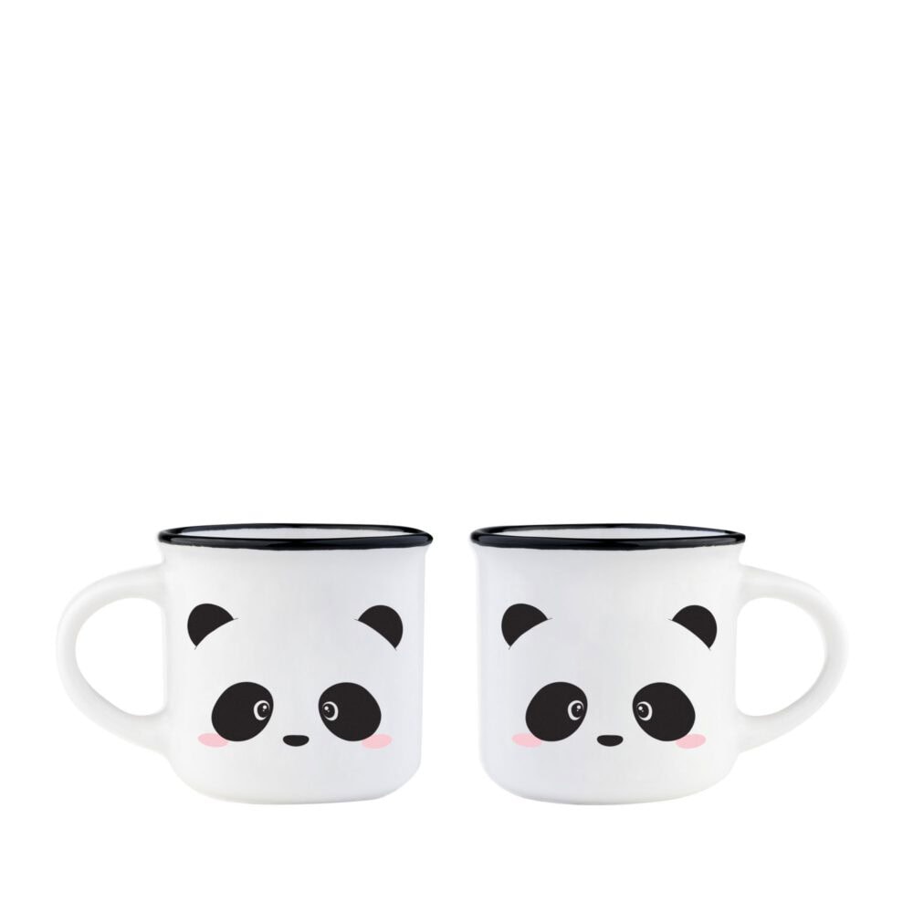 espressotassen duo "pandas"