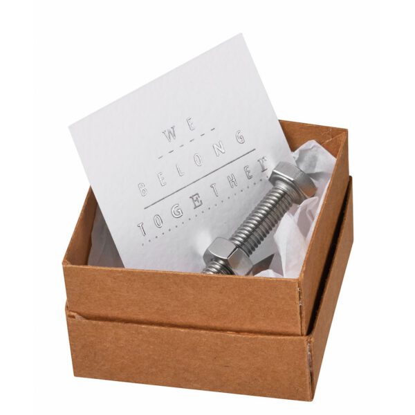 message in a box "you & me"