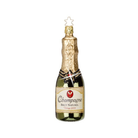 christbaumanhänger champagner