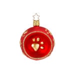 christbaumanhänger futternapf mit pfote