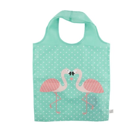 sass & belle faltbare tasche - flamingo