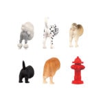 6er set magnete "dog butts"