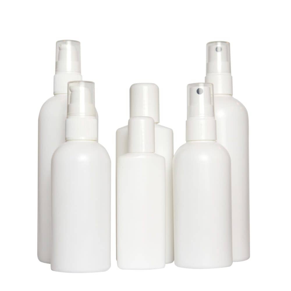 kosmetikflaschen - verschiedene ausführungen