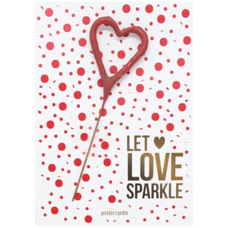 wunderkerze 'let love sparkle'