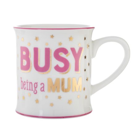 sass & belle tasse 'busy being a mum'