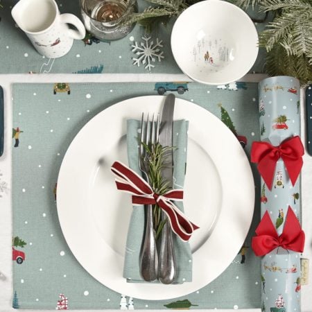 sophie allport stoffservietten "home for christmas", 4er set