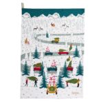 sophie allport geschirrtuch 'home for christmas'