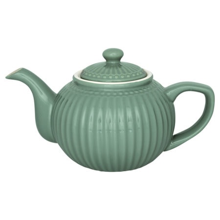 greengate teekanne 'alice' dusty green