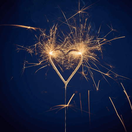 wondercandle wunderkerze 'let love sparkle'