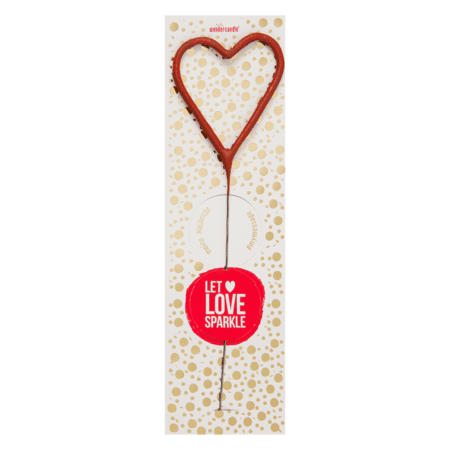 wunderkerze 'let love sparkle'