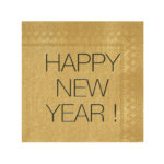 papierservietten 'happy new year'