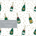 sophie allport papierservietten 'bubbles & fizz'