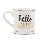 sass & belle tasse 'hello beautiful'