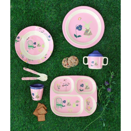 rice kinderbecher bunny rosa
