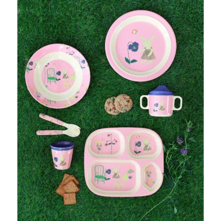 rice kinderbecher bunny rosa