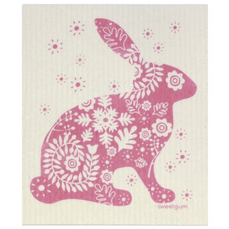 schwammtuch 'pink bunny'