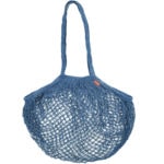 netztasche, blau