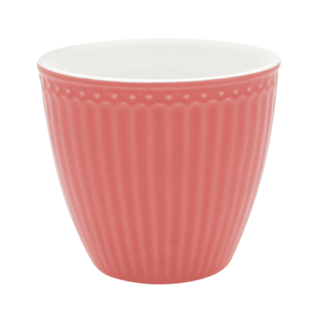 greengate tasse latte cup 'alice' coral