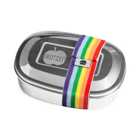 lunchbox mit gummiband, verschiedene farben ?? - neon rainbow
