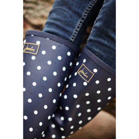 tom joule gummistiefel - navy spots