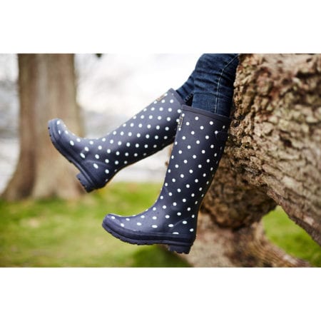 tom joule gummistiefel - navy spots