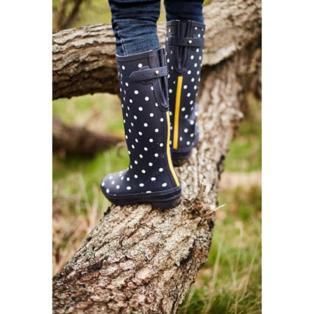 tom joule gummistiefel - navy spots