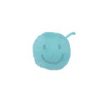 poncho - smile in the rain, blau