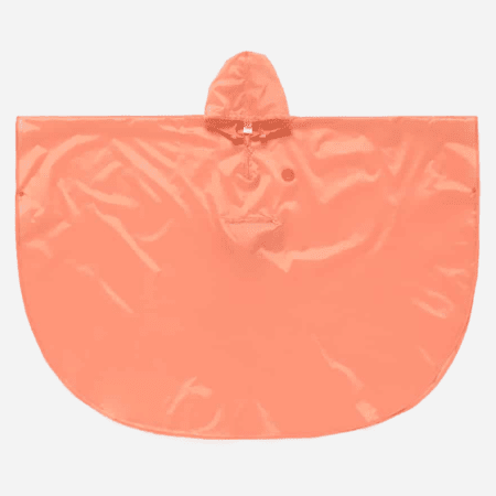 poncho - smile in the rain, orange