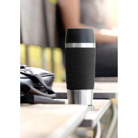 emsa travel mug wave, schwarz