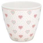 greengate tasse latte cup 'penny' white