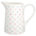 greengate krug 'penny' white