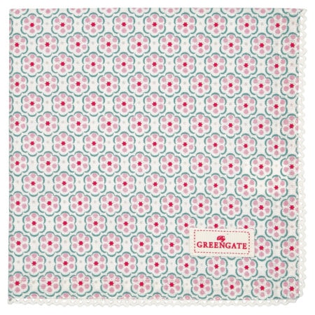 greengate stoffserviette leah, pale pink