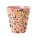 rice becher jungle print, rosa