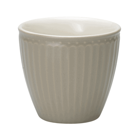 greengate tasse latte cup warm grey