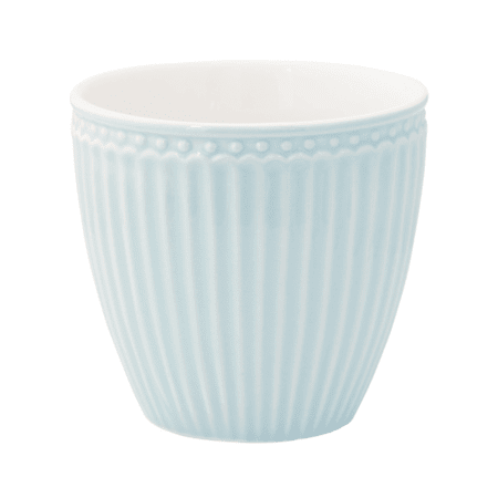 greengate tasse 'alice' latte cup pale blue