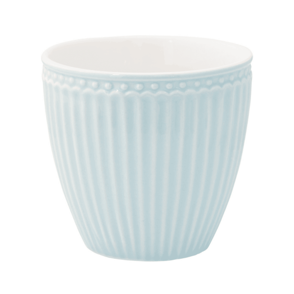 greengate tasse 'alice' latte cup pale blue