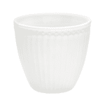 greengate tasse latte cup white