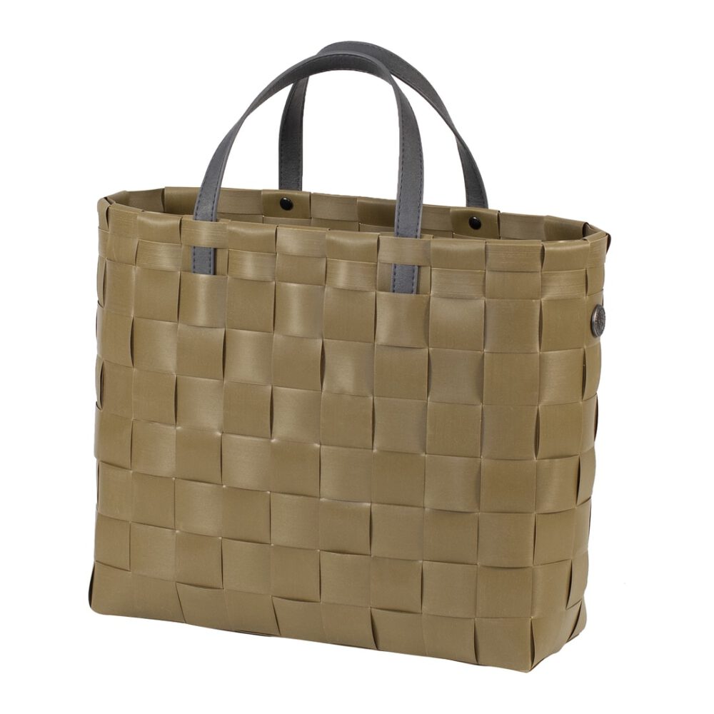 handed by flechtkorb petite moss brown