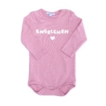 louis & louisa baby body 'engelchen' rosa