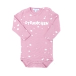 louis & louisa baby body 'sternchen' rosa