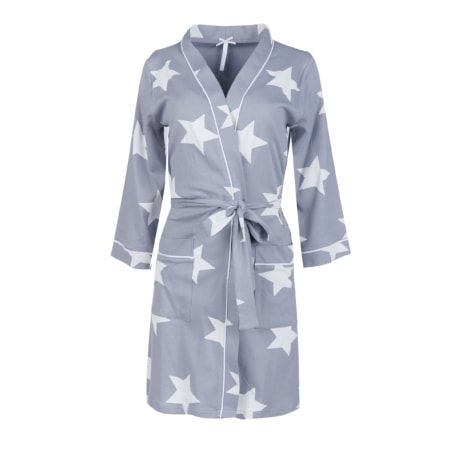 louis & louisa kimono 'himmlische momente' grau/weiß