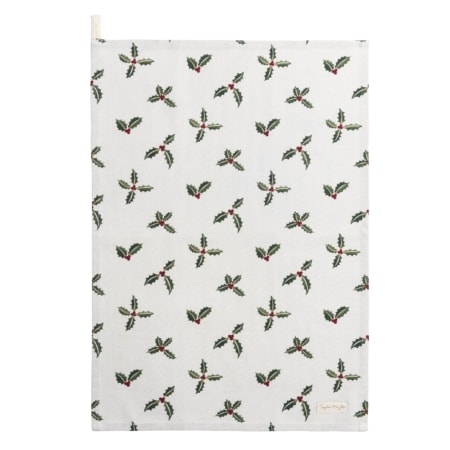 sophie allport geschirrtuch 'christmas holly & berry'