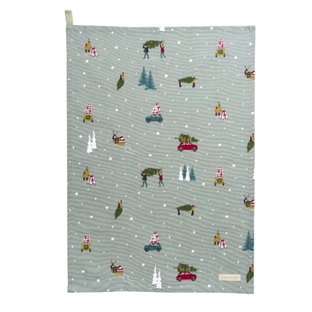 sophie allport geschirrtuch 'home for christmas'