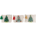 hoff interior täschchen "christbaum" l, 3 farben