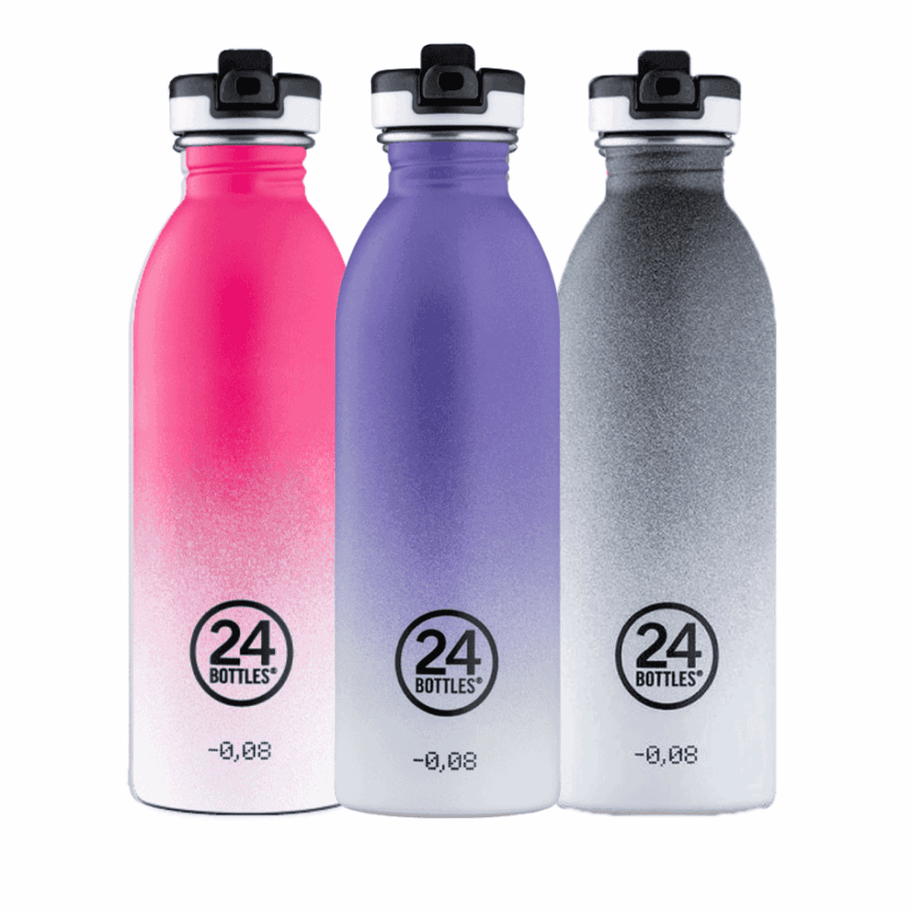 24bottles trinkflasche athleisure sport bottle 0,5l - diverse prints