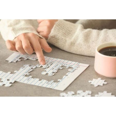 diy puzzle brief zum verschenken