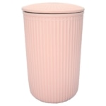 greengate storage jar l, pale pink