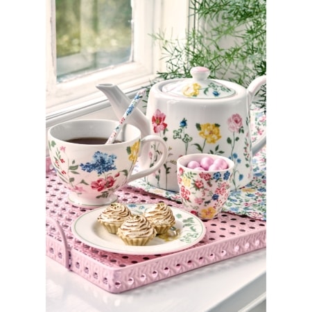 greengate tasse 'sophia' latte cup white