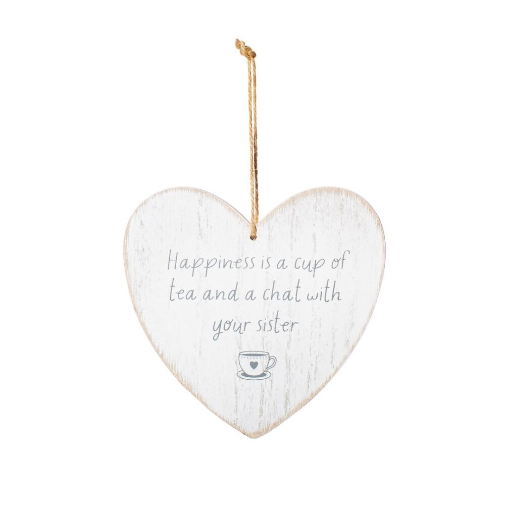 sass & belle herz aus holz, verschiedene motive - happiness is